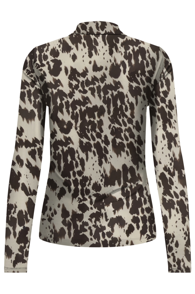 ONLERICA LIFE MESH L/S TOP JRS NOOS 15141298 BLACK/SPLASSED COW